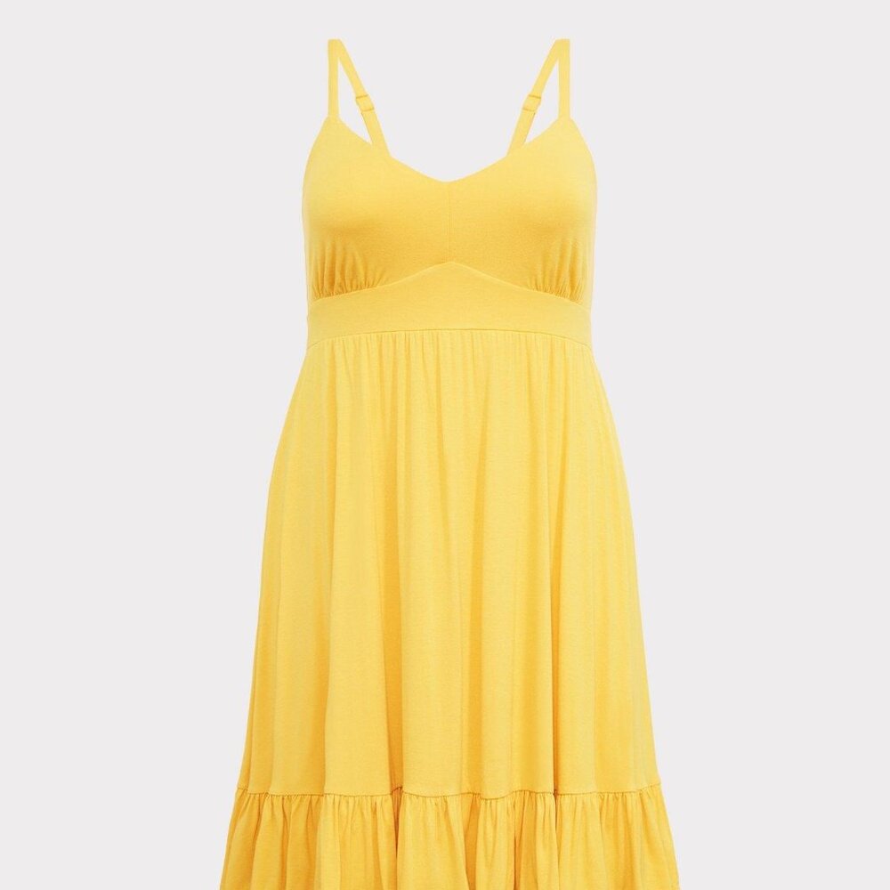 Torrid Mini Super Soft Shirred Skater Dress